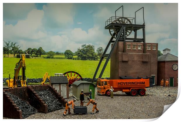 The Heartbeat of Smallville Colliery Print by Steve Purnell