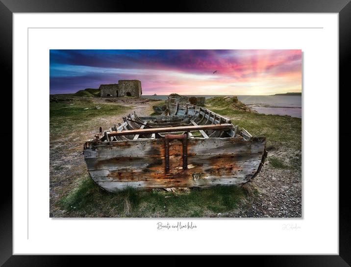 Boats and lime kilns Framed Mounted Print by JC studios LRPS ARPS