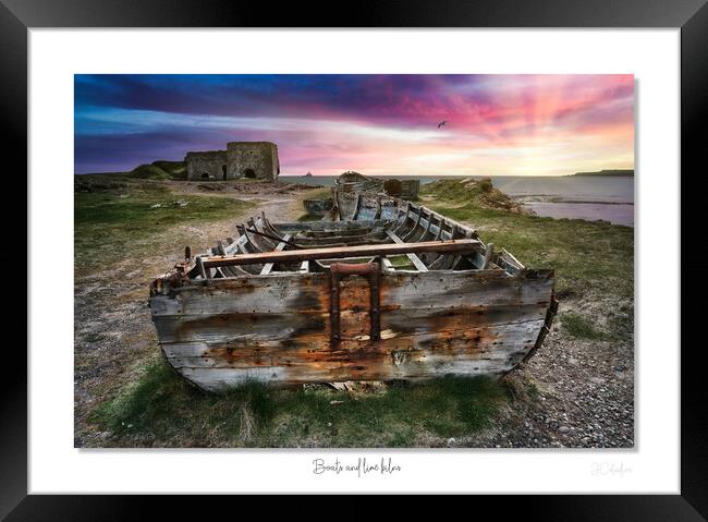 Boats and lime kilns Framed Print by JC studios LRPS ARPS