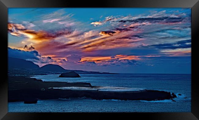 Tenerife Sunset Framed Print by Geoff Storey