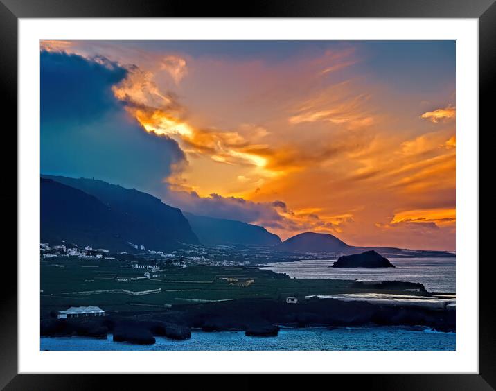 Tenerife Sunset (2) Framed Mounted Print by Geoff Storey