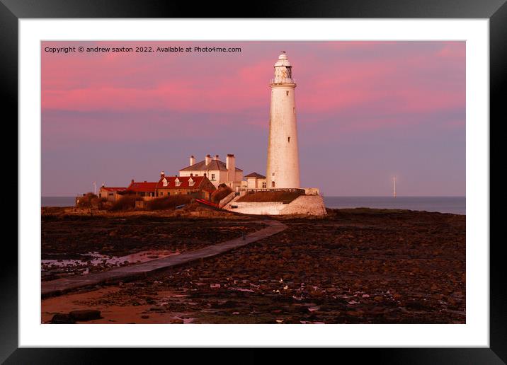 COLOUR LIGHT Framed Mounted Print by andrew saxton