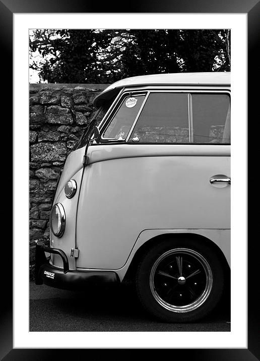 VW Camper Framed Mounted Print by Martyn Taylor