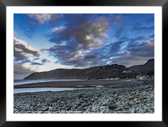Lynmouth , Late February Afternoon Framed Mounted Print by Philip Hodges aFIAP ,