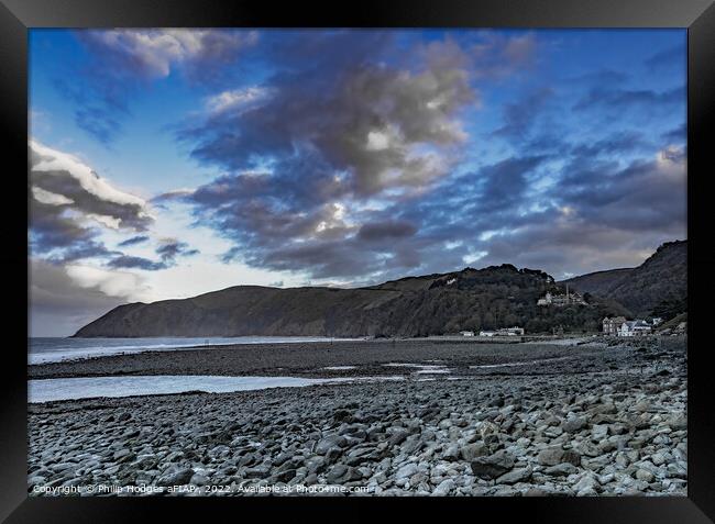 Lynmouth , Late February Afternoon Framed Print by Philip Hodges aFIAP ,