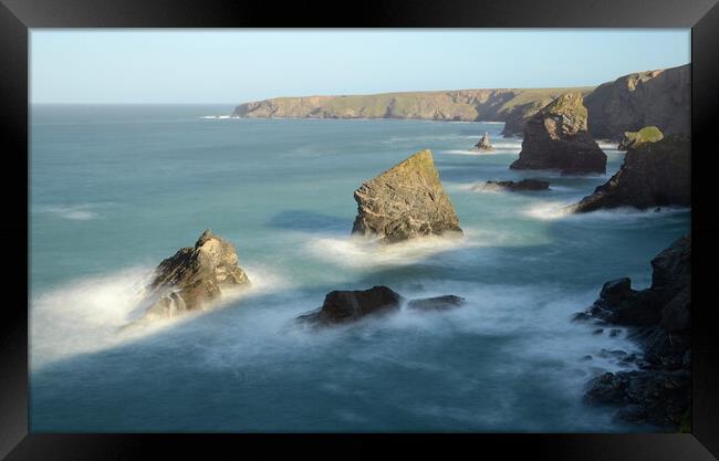 Sunny Steps Framed Print by David Neighbour