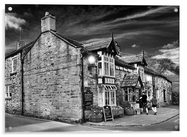 OLD NAGS HEAD, EDALE Acrylic by Martin Parkinson