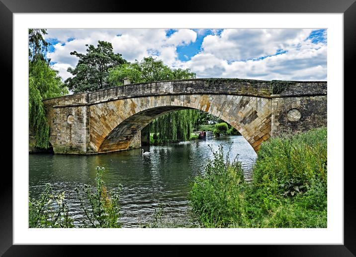 Halfpenny Bridge, Lechlade Framed Mounted Print by Joyce Storey