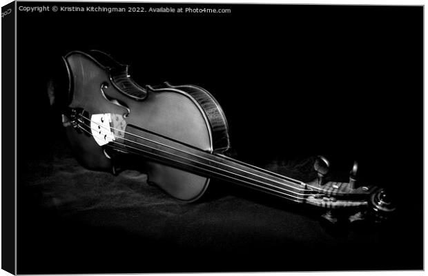 The Violin Canvas Print by Kristina Kitchingman