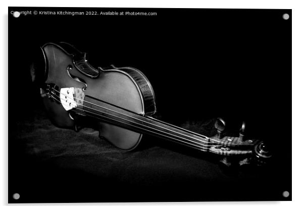 The Violin Acrylic by Kristina Kitchingman