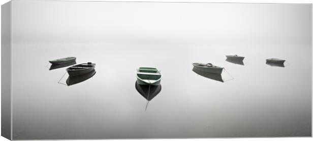 Six Boats Canvas Print by Andreas Vitting