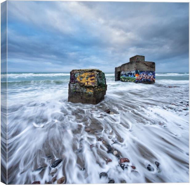 Stormy Sea Canvas Print by Andreas Vitting
