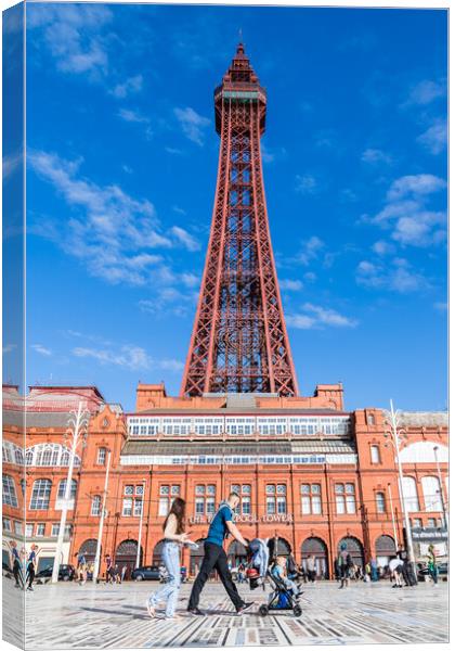 A family pass Blackpool Tower Canvas Print by Jason Wells