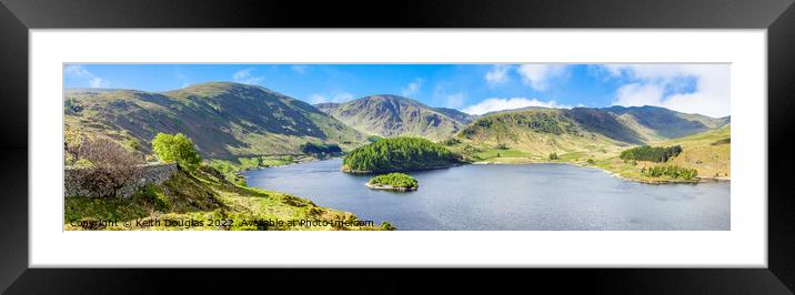 Mardale Head Panorama Framed Mounted Print by Keith Douglas