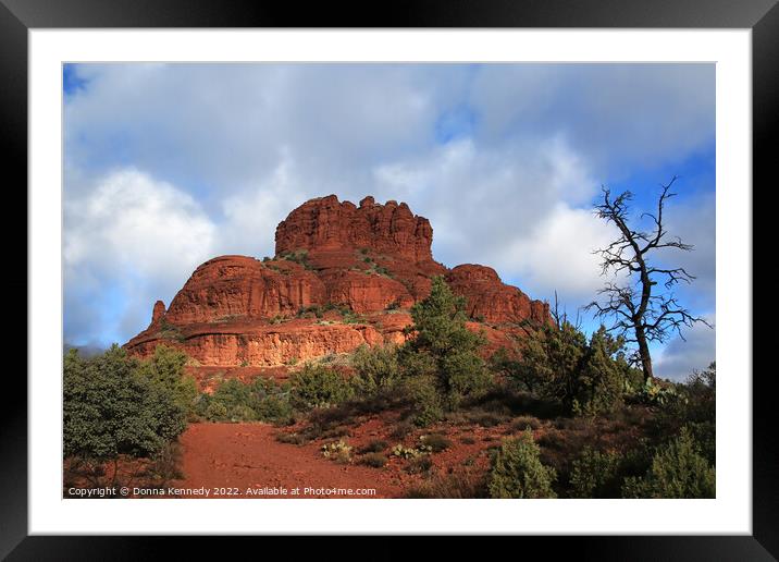 Bell Rock Framed Mounted Print by Donna Kennedy