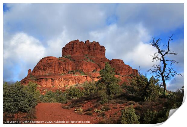 Bell Rock Print by Donna Kennedy