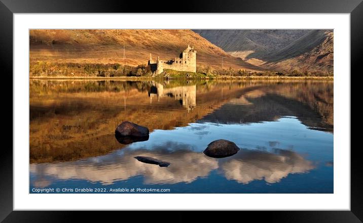 Kilchurn Castle Framed Mounted Print by Chris Drabble