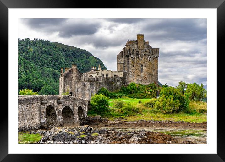 Donan Castel in Scotland  Framed Mounted Print by Jakub Eter