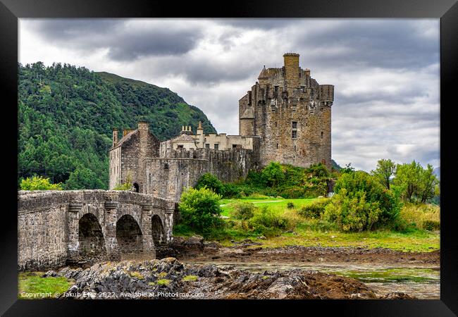 Donan Castel in Scotland  Framed Print by Jakub Eter