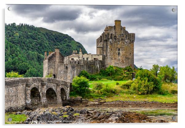 Donan Castel in Scotland  Acrylic by Jakub Eter