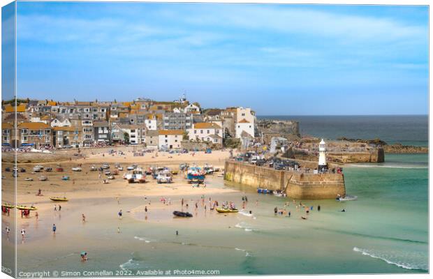St Ives, Cornwall Canvas Print by Simon Connellan