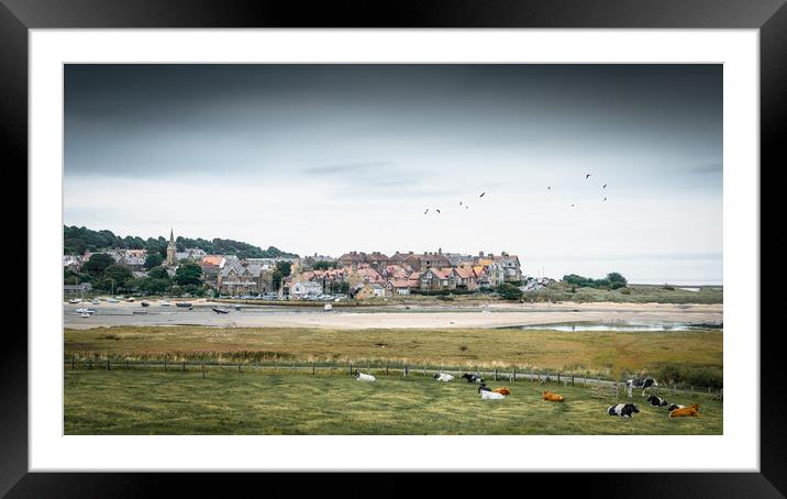 Alnmouth Framed Mounted Print by Mark Jones