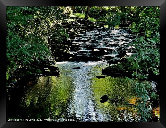 River Worth Haworth Framed Print by Tom Curtis