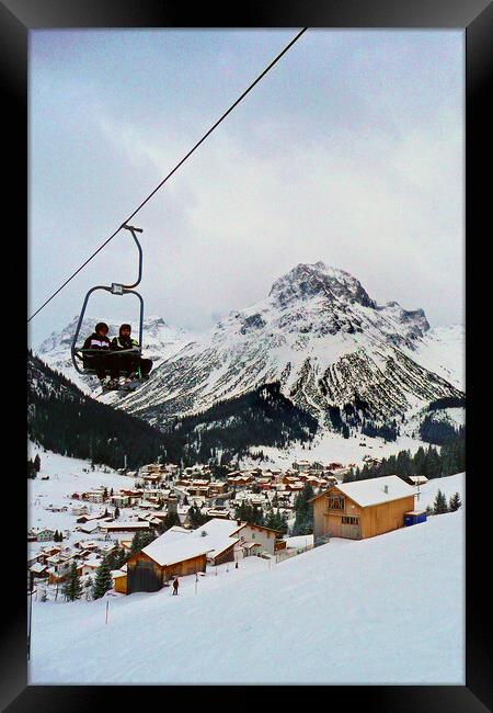 Winter Wonderland in Lech am Arlberg Framed Print by Andy Evans Photos