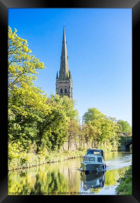 Lancaster Canal Cruise Framed Print by Keith Douglas