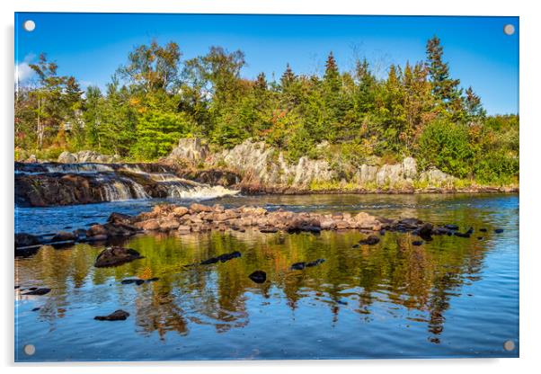 West River, Nova Scotia, Canada Acrylic by Mark Llewellyn