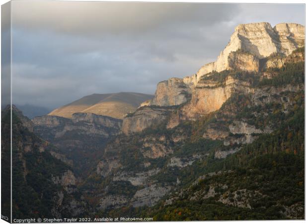 Outdoor mountain Canvas Print by Stephen Taylor