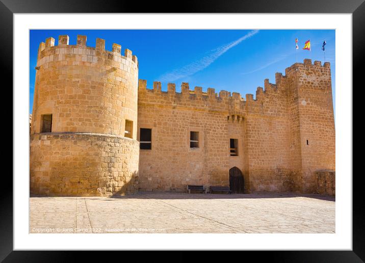 Monteagudo Castle - C1703-9612-GRACOL Framed Mounted Print by Jordi Carrio