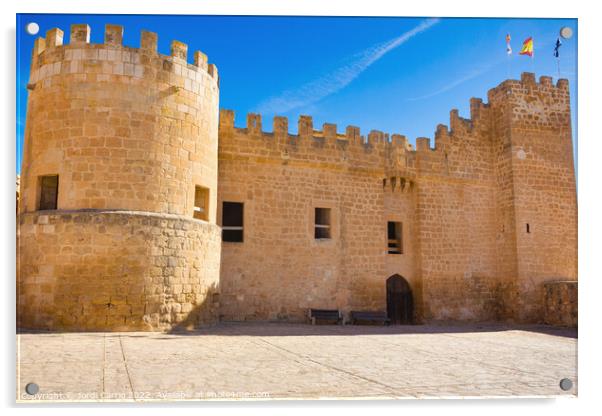 Monteagudo Castle - C1703-9612-GRACOL Acrylic by Jordi Carrio