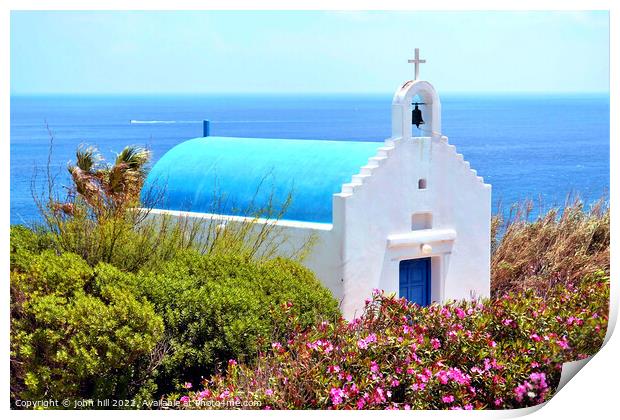  Greek orthodox Church. Print by john hill