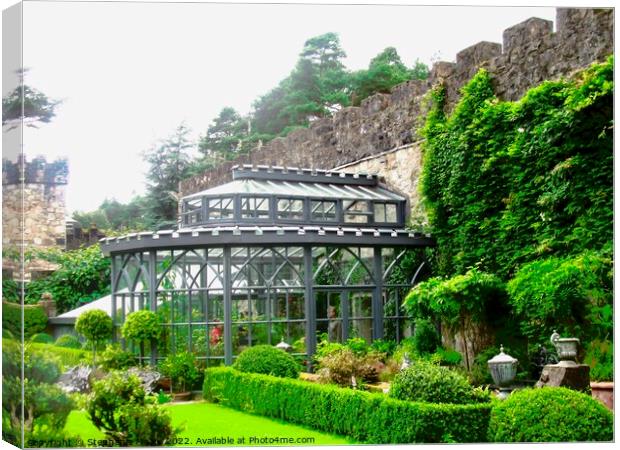 Another view of the greenhouse at Glenveagh Canvas Print by Stephanie Moore
