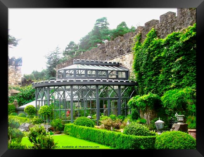 Another view of the greenhouse at Glenveagh Framed Print by Stephanie Moore