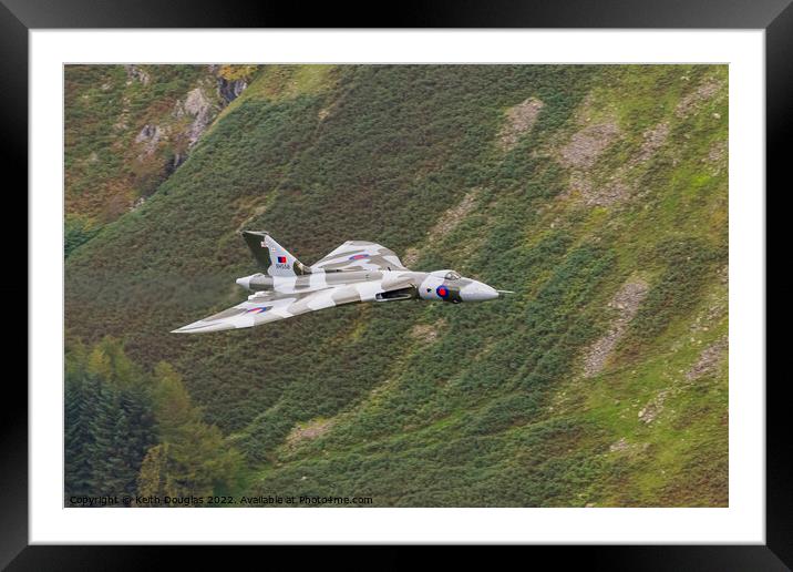 Vulcan Farewell Tour Framed Mounted Print by Keith Douglas