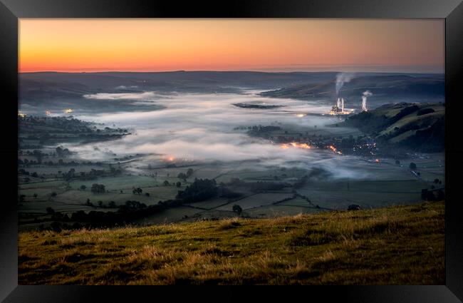 Cloud Inversion Framed Print by Kevin Elias