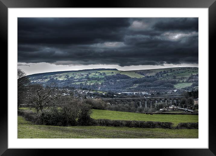 Hengoed Viaduct Framed Mounted Print by Steve Purnell