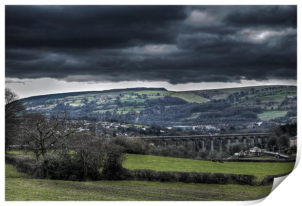 Hengoed Viaduct Print by Steve Purnell