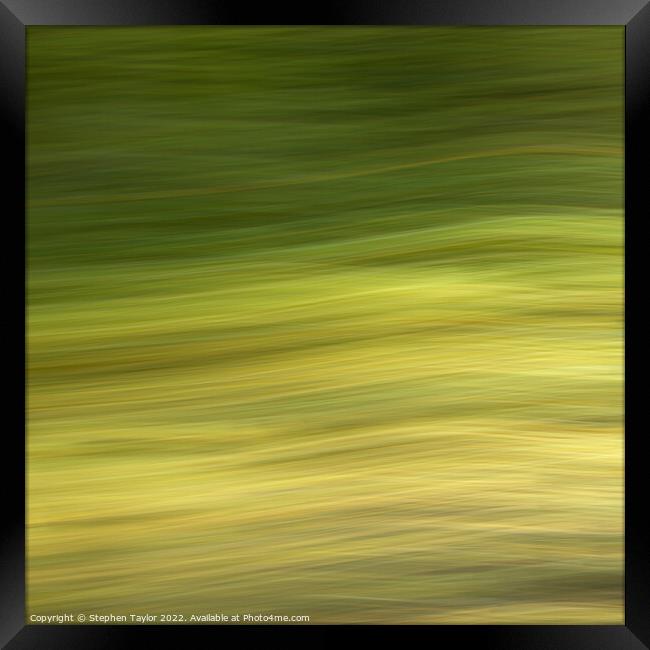 Autumn colours ICM Framed Print by Stephen Taylor