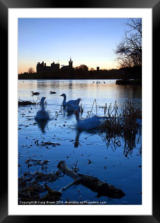 Linlithgow Palace sunrise Framed Mounted Print by Craig Brown