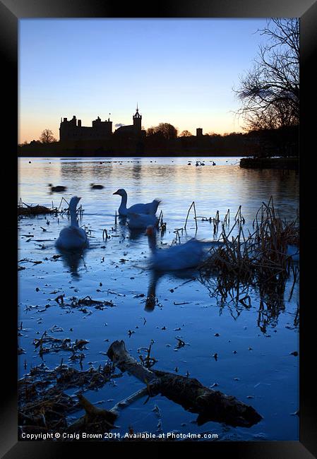 Linlithgow Palace sunrise Framed Print by Craig Brown