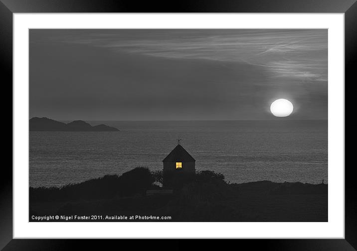 Solitude St Justinians Framed Mounted Print by Creative Photography Wales