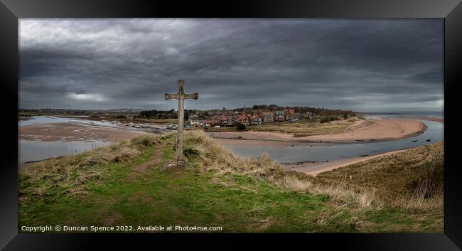 Church Hill, Alnmouth Framed Print by Duncan Spence