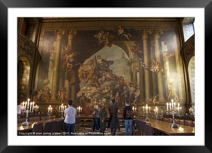 greenwich naval college Framed Mounted Print by aron james glasser