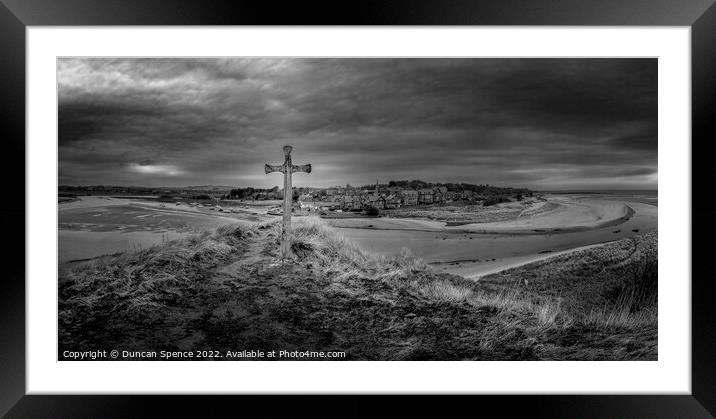 Church Hill, Alnmouth Framed Mounted Print by Duncan Spence