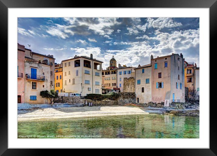 The old fishing port, Saint Tropez Framed Mounted Print by Stuart Wyatt