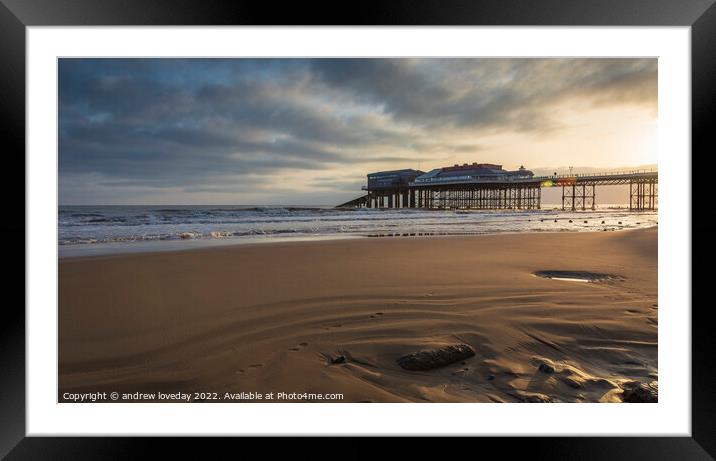 Cromer dawn  Framed Mounted Print by andrew loveday