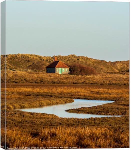 Blakeney Point  Canvas Print by andrew loveday